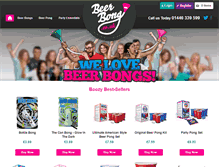 Tablet Screenshot of beerbong.co.uk